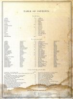 Table Of Contents, Plymouth County 1879